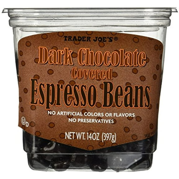 TJ Dark Chocolate Covered Espresso Beans 14 Oz.