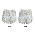 thumbnail image 3 of Susaid Beautiful wild flower forest Print Women's High Waisted Running Shorts Quick Dry Athletic Gym Track Workout Shorts Zip Pocket-X-Large, 3 of 7