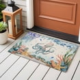 thumbnail image 5 of Octopus Coastal Area Rugs Collection 2'x3', Summer Nautical Starfish Coral Beige Non Slip Indoor Rectangle Throw Runner Rug Floor Mat Carpet for Living Room Dining Table Bedroom Nursery, 5 of 9