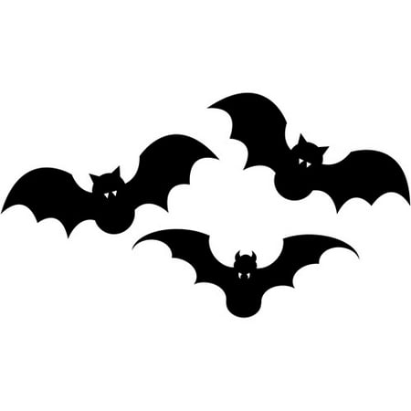 Download Plastic Halloween Bat Cutout Assortment - Walmart.com
