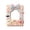 A003- C, variant on Pastel Halloween Decor Cute Halloween Decor 4.5 Inch Small Photo Frame Halloween Ghost Decor Pink Halloween Decor for Fridge Door Cabinet Display, 1 Pack