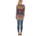 thumbnail image 2 of Women's Autumn New Gradient Striped Hoodie Jacket, 2 of 2