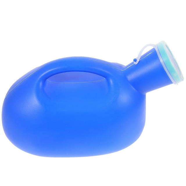 KONTONTY 1Set Portable Male Urinal Plastic Bottle Shape For Travel And Home Use 11.8X5.5X4.8In