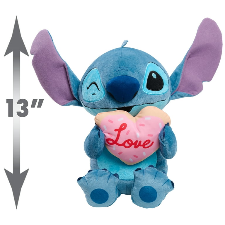 Valentine's Day Disney Stitch with Cookie Large Plush, 13