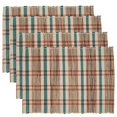 thumbnail image 5 of Fennco Styles Plaid Woven Water Hyacinth Placemats 14 x 20 Inch, Set of 4, 5 of 6