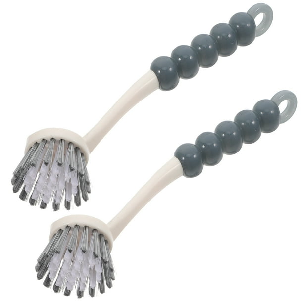 Cepillo de plástico de 2 piezas Cepillo de limpieza multiusos Cepillos para ollas Cepillo para platos