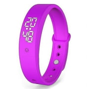 WIHE Pivotell Vibratime Vibrating Reminder Watch - With Up To 10 Daily Alarms - Purple