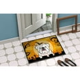 thumbnail image 4 of Caroline's Treasures BB1778MAT Halloween White English Bulldog  Door Mat, Indoor Rug or Outdoor Welcome Mat 18x27, 4 of 4