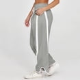 thumbnail image 4 of Endives Womens Wide Leg Pants Striped Oversized Barrel Pants Lightweight Drawsting Comfy Trousers with Pockets Trendy, 4 of 6