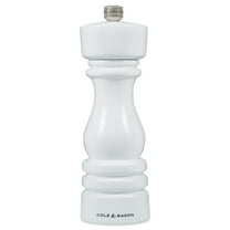 Cole & Mason London White Gloss Pepper Mill 7"