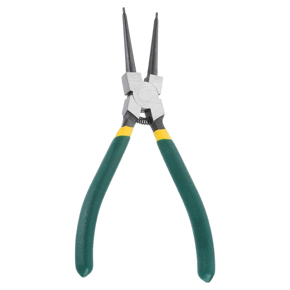 Snap Ring Plier 7" Internal Circlip Pliers with 0.06" Straight Jaw Tip for Ring Remove Retaining Pliers, Green