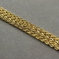 thumbnail image 5 of U8MO 10 Meters Iron Metal Flat Cable Oval Chain 2x3mm 3x4mm 4x5mm 5x8mm Gold/Silver-Gold-2x3mm, 5 of 6