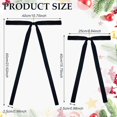 thumbnail image 3 of Wironlst 12Pcs Velvet Christmas Bows Large Vintage Velvet Bows for Christmas Tree, Garland Staircase Wreaths Holiday Xmas Decorations (Black), 3 of 11