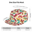 thumbnail image 6 of Fotbe Colorful Butterflies Flat Bill Visor Cap Classic Snapback Hat Polyester Foam Trucker Hat Trucker Cap Adjustable Baseball Cap, 6 of 9
