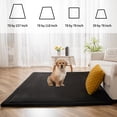 thumbnail image 7 of Baby Play Mat with Non-Slip Backing, 1.2" Thick Memory Foam Soft Padded Carpet for Living Room/Bedroom , 5x7 ft Rug for Kids, Toddler, Children, Nusery (Black), 7 of 7