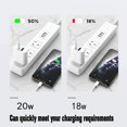 thumbnail image 4 of Bloque de cargador USB C, cargador de pared tipo C de doble puerto de 20 W, paquete de 3, 4 of 8