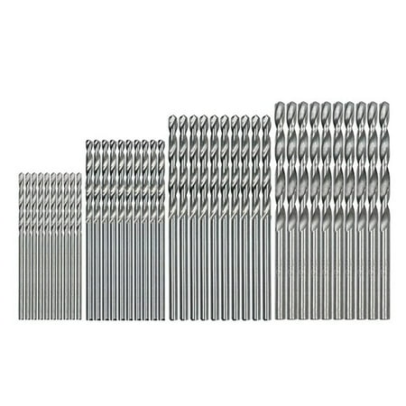 

40 Pieces 0.5mm-2.0mm Straight Mini Drill Bit Set Mini Small Drill Bits Full-Ground HSS Twist Drill for Dil