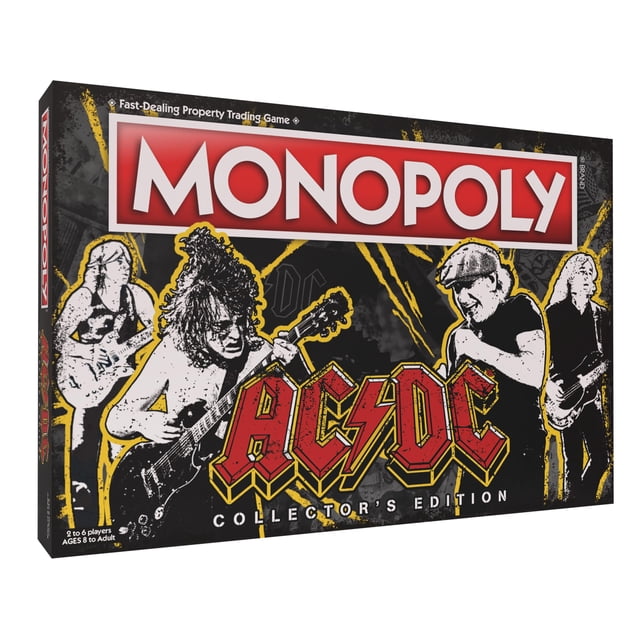 Juego de mesa USAPOLY Monopoly AC/DC Collector's Edition