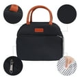 thumbnail image 3 of Unique Bargains Insulated Bag Lunch Bag Cooler Bag for Work Office Black, 3 of 6