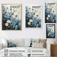 thumbnail image 4 of Designart "Japon Art Blue peaceful Zen Minamlism Landscape II" Floral Wall Art Print, 4 of 5