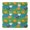 Rooster And Pumpkin, variant on Rooster and Sky Blue Pattern Square Fitted Tablecloth with Elastic Edge, Washable Table Cover for Home Kitchen Party and Daily Decor 34"x34"