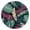 Vibrant, variant on Vibrant Round Tablecloth with Elastic Edge Fit, Tropical Plant and Aloha Inspired Patterns, Waterproof and Wipeable Vinyl for Indoor and Outdoor Dining, Parties, Camping