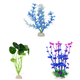 thumbnail image 1 of Planta de acuario Artificial grande, planta de acuario, hierba, decoración de tanque de peces dorados, azul, 1 of 9
