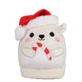 thumbnail image 4 of Little & Big Kids Squishmallows Brooke the Polar Bear White slipper, 4 of 6