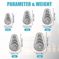 thumbnail image 4 of No-Roll Fishing Sinkers | Flat Inline No-Snag Weights for Saltwater Surf Fishing & Catfish Rigs, 4 of 6