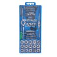 thumbnail image 2 of 40 Pcs Hardened Metric Tap & Die Set Screw Thread Taper Wrench Hand Tools Alloy Steel M3-M12, 2 of 8