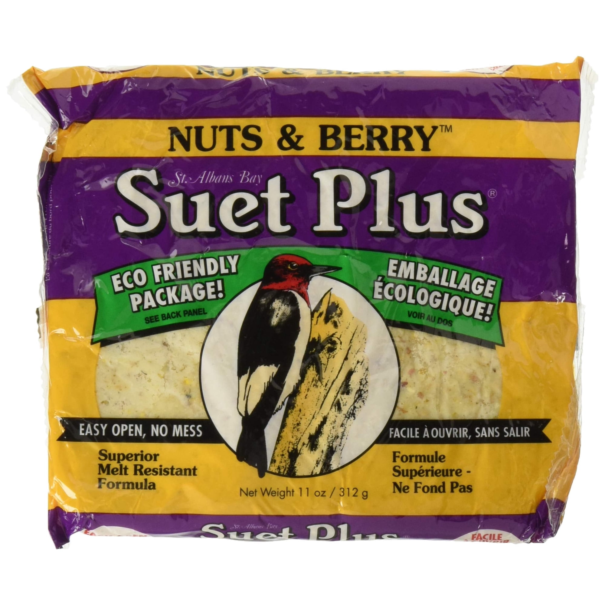 GC - Wildlife Science - 11 oz Suet Cake - Nuts & Berry Blend