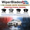 thumbnail image 2 of 2022 BMW X1 Beam Wiper Blades Wipers w/1yr Warranty (Set of 2), 2 of 5