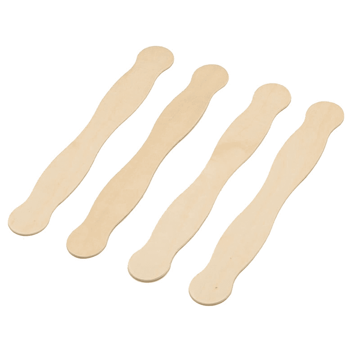 8Inch Fan Handles or Wooden or Paint Mixing Pack 200 Craft Popsicle Sticks for DIY Crafting Supplies Kit