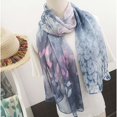 thumbnail image 2 of Holzlrgus Scarfs for Women Lightweight Scarf Fashion Scarves Sheer Print Shawl Holiday Scarf, 2 of 5