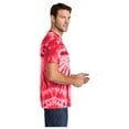 thumbnail image 3 of Port & Company Men's Tie-Dye Cotton Short Sleeve T-Shirt Red 3X-Large, 3 of 4