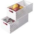 thumbnail image 2 of baomifa-Home Stacking Fruit/Vegetable Baskets, Plastic, Handles, Stackable, No Assembly Required, 2 of 4
