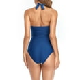thumbnail image 5 of VBVC One-Piece Bikini Sets Sexy Jumpsuit Bikini Elegant Ladies Cover Belly Conservative Swimsuit, 5 of 6