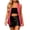 Hot Pink, variant on Women's Vest, Fringe Western Sleeveless Studded Jacket, Dressy Casual Party Outerwear Khaki, L