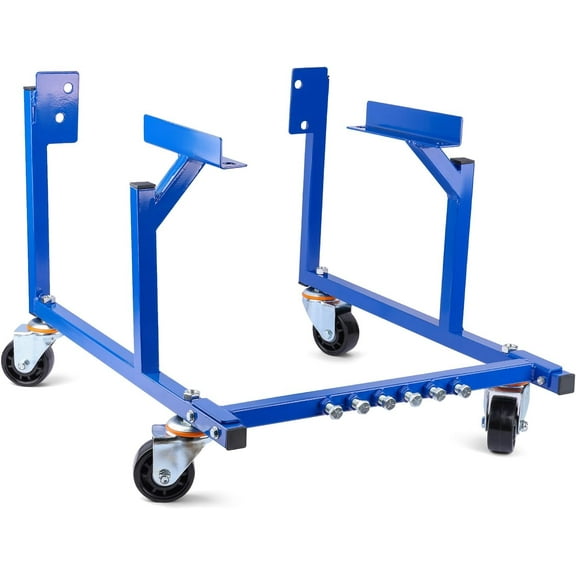 NATIONAL STANDARD Rolling Engine Cradle Stand with Wheels, Steel Construction, Built in Hardware Storage, Easy Assembly- Pick the right cradle for your Engine (Small Block Ford)