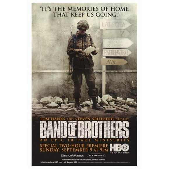 Pop Culture Graphics MOVEF8162 Band of Brothers Movie Poster Print, 27 x 40