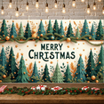 thumbnail image 4 of Decorative Design Merry Christmas Banner Festive Theme Christmas Backdrop for Holiday Decoration Winter Celebration Indoor Decoration, 4 of 9