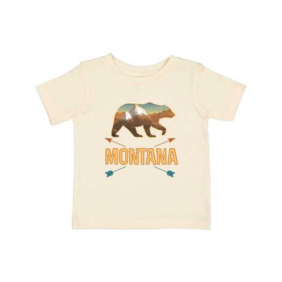 Inktastic Montana Vacation Bear Silhouette Boys or Girls Baby T-Shirt