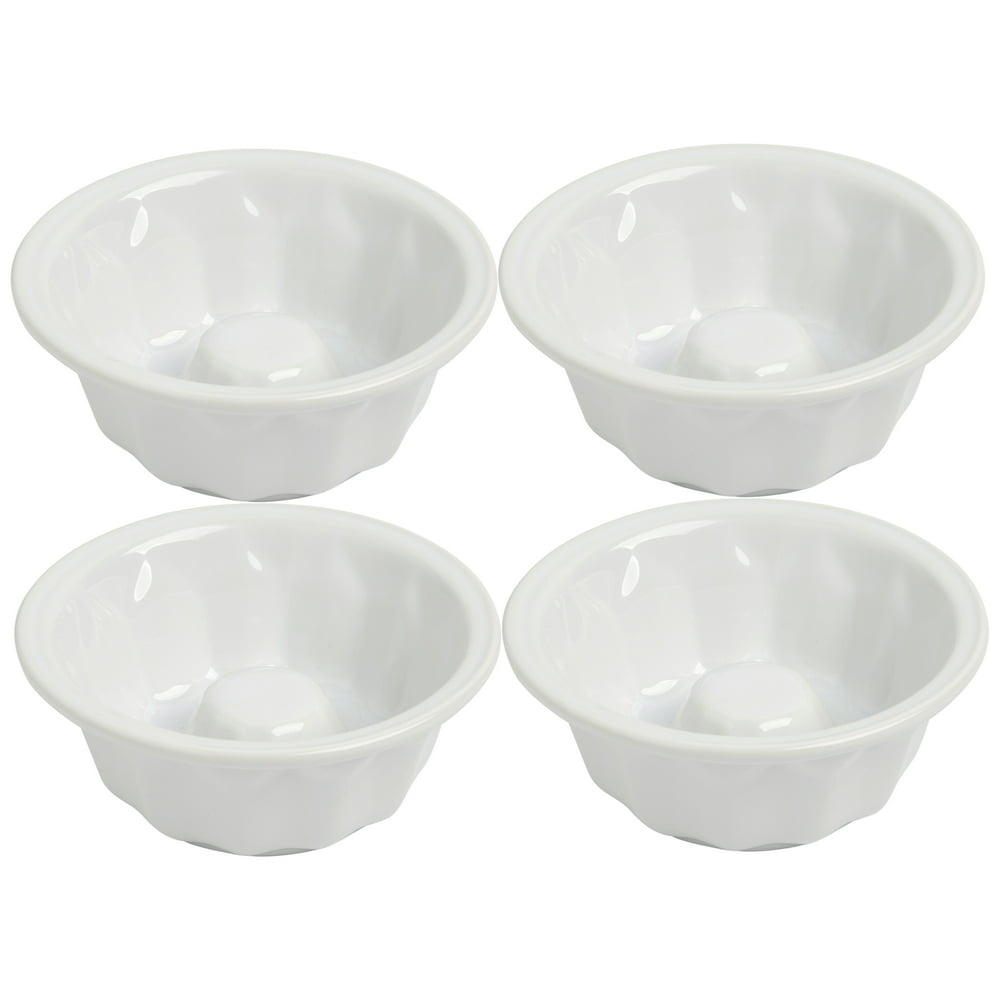 Mainstays Set of 4 Porcelain Mini Bundt Cake Pans