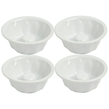 6-Pack Mini Silicone Bundt Pans - 4" Pumpkin Shape For Individual Desserts