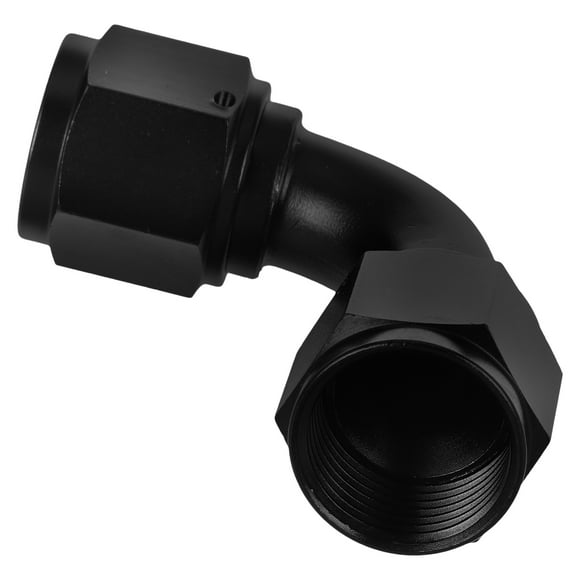KALLORY Adaptador De Línea De Combustible Giratorio En Aluminio Con Negro
