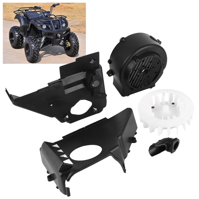 Cubierta De Aire Del Motor, Cubierta Del Ventilador Del Motor Instalación Simple Alta Eficiencia Resistente Para Reemplazo De Scooter Para GY6 125 150cc ATV