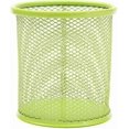 thumbnail image 1 of Circular Metal Mesh Pen Container Green Desktop Storage Box, 1 of 5