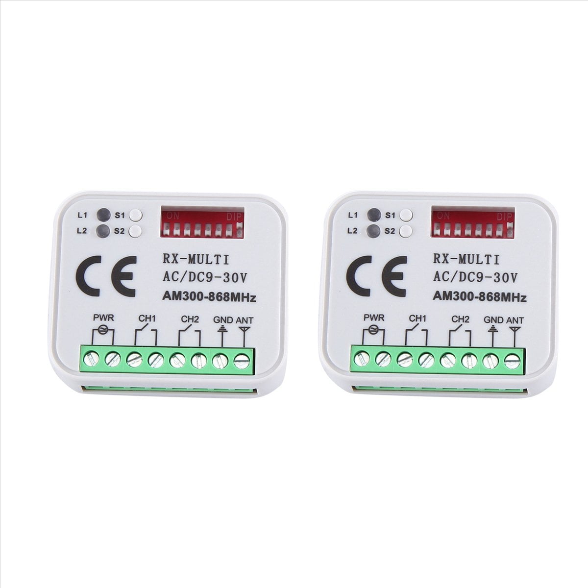 Receptor Universal DINESA 433.92MHz: Abre Tu Garaje Sin Obras Ni Líos De Cables (2CH, 9-30V)