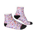 thumbnail image 6 of Salouo Fashionable Cats Pattern Unisex Middle Tube Socks,Middle-Finger Knee High Socks Over The Calf Tube Stocking Crew Stockings for Women and Men Tube Socks, 6 of 8