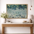 thumbnail image 3 of Framed Canvas Wall Art Impressionist Forest Light Landscape Print for Living Room Decoration - 24"x36" NATURAL, 3 of 8